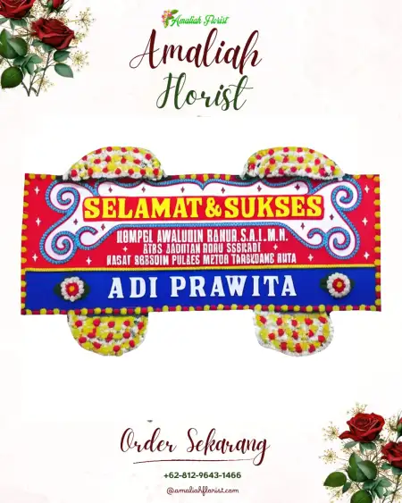 Papan Bunga Ucapan Selamat Hutumury
