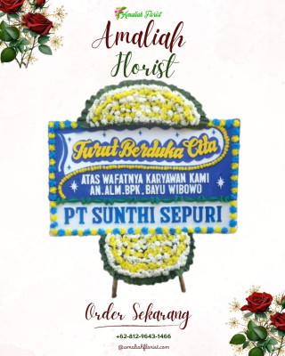 Papan Bunga Duka di Hutumury